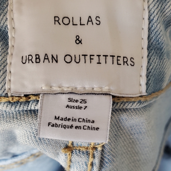 Urban Outfitter x Rolla's Dusters High Rise Relaxed Jean Shorts - Picture 6 of 8